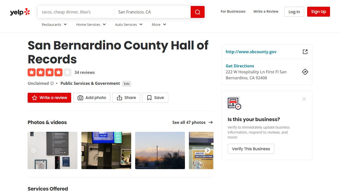San Bernardino County Hall of Records - Yelp